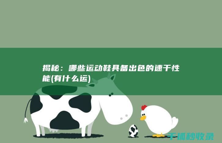 揭秘：哪些运动鞋具备出色的速干性能 (有什么运)