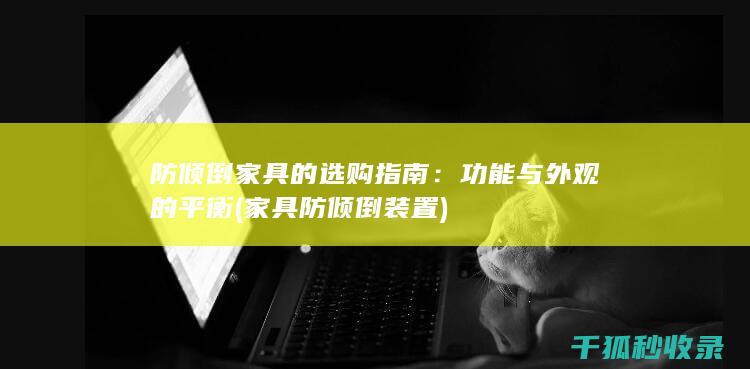家具防倾倒装置